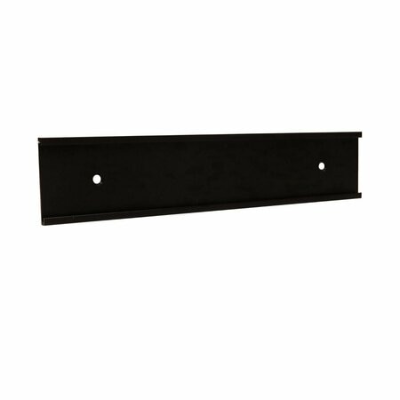 SIMPLY FRAMES 1 in. H x 10 in. L Wall Plate Holder, Matte Black SW-101MB
